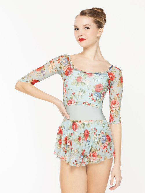 Raglan Crop Top Always and Forever Mesh RTW