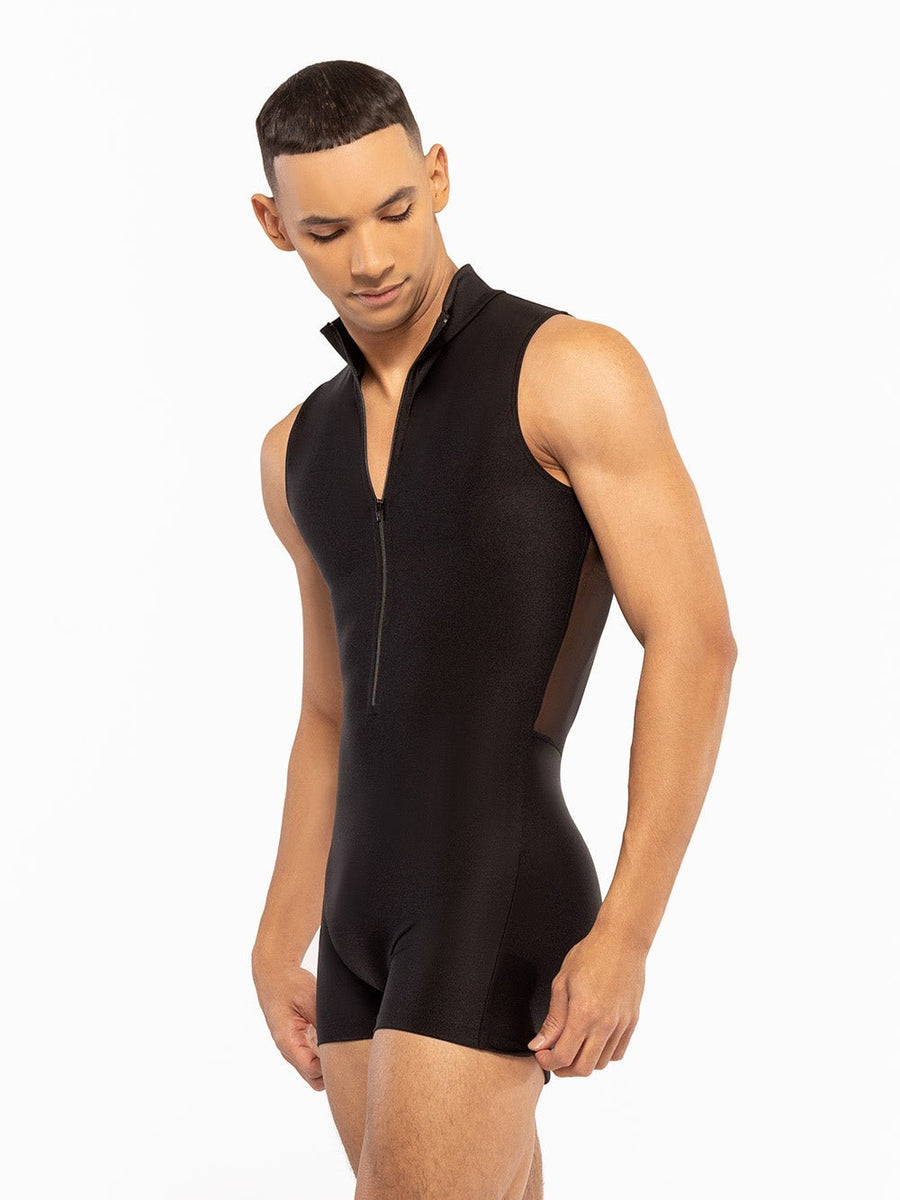 Scrabble Halter Covered Back Biketard