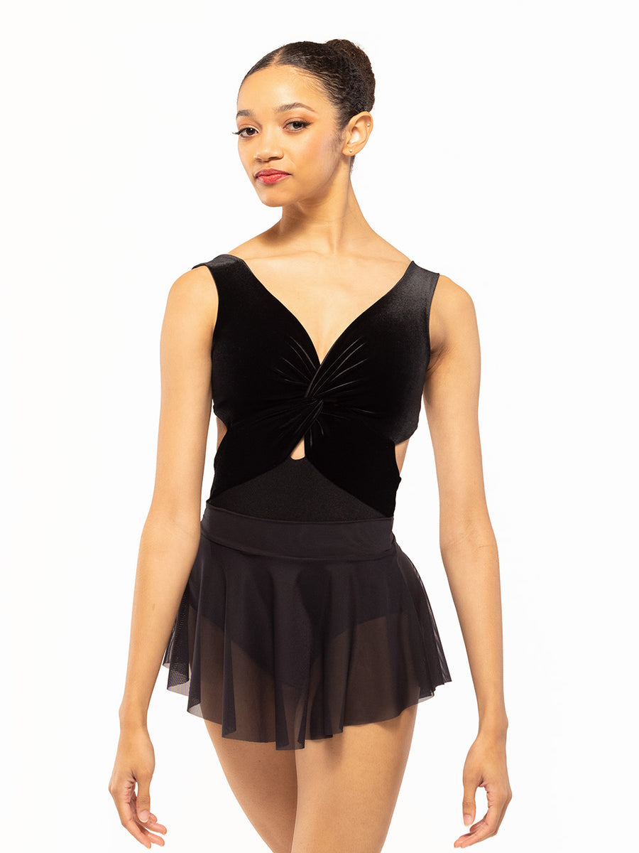 Elevé Dancewear | Hipster Skirt Black Mesh RTW