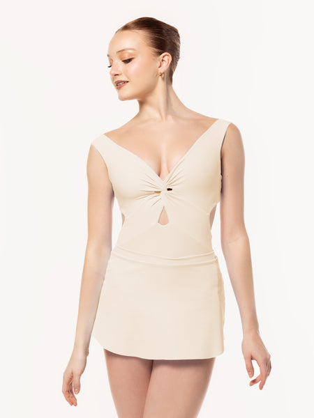 Ribbed Tulip Skirt Cream Kids RTW