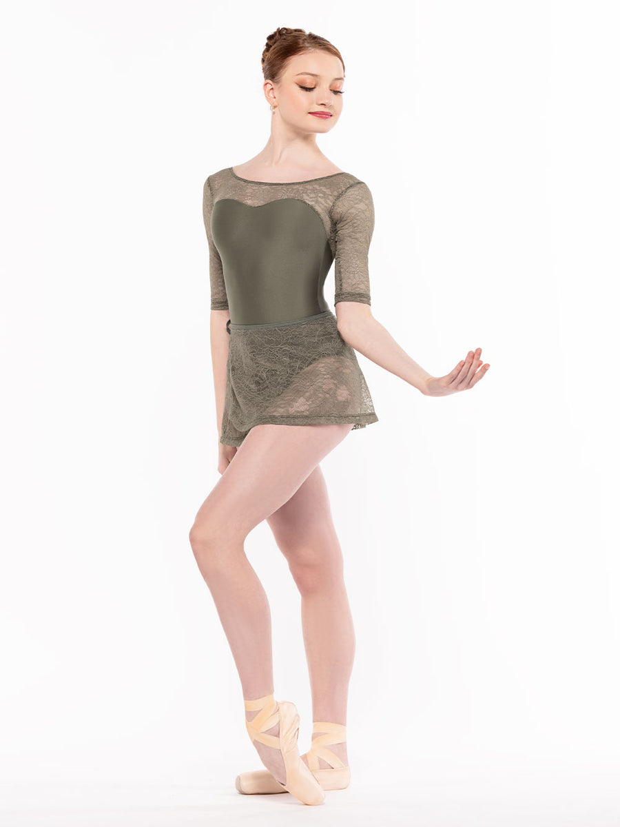 Vinzant Leotard Dusty Olive RTW | Elevé Dancewear