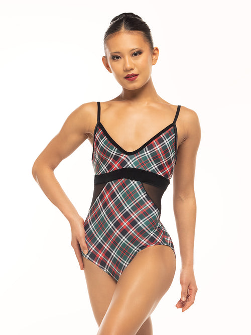 Ariel Leotard Holiday Plaid Alpine RTW