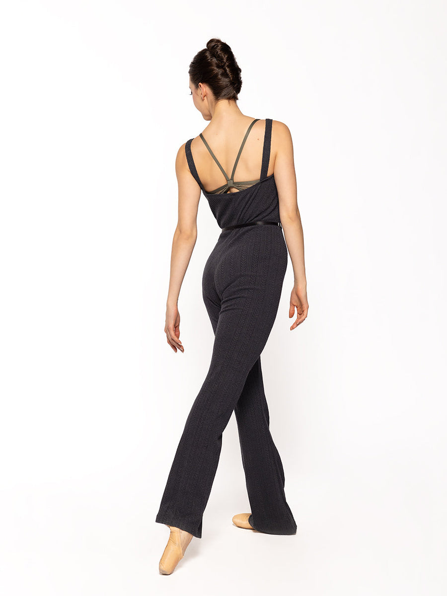 Elevé Dancewear | Deven Unitard Knit Obsidian RTW