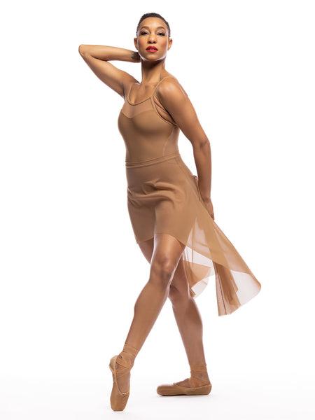 Short Dragonfly Skirt Caramel Mesh Kids RTW