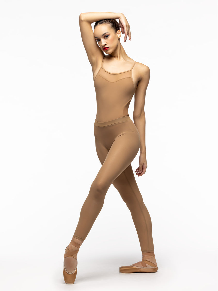 Kira Tights Caramel Mesh RTW | Elevé Dancewear