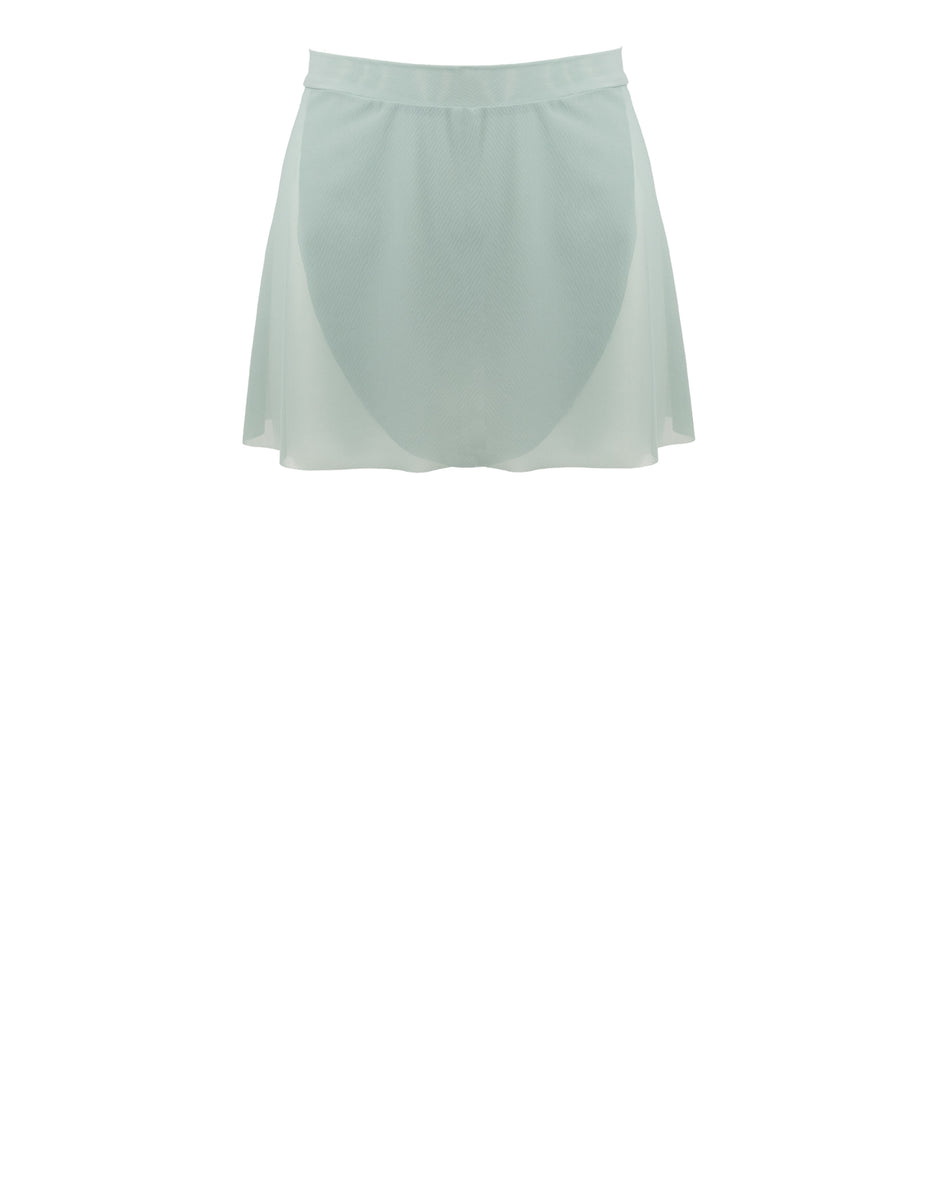 2024aw パピエ Enfant wrapped skirt white Custom Wrap Skirt Kids | Elevé Dancewear