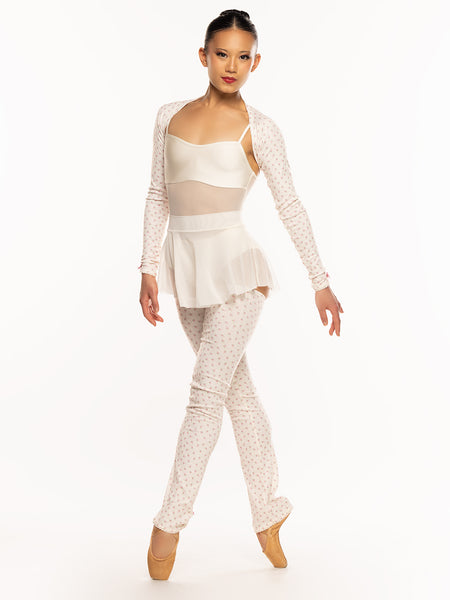 Thigh High Leg Warmers Knit Cream Pointelle RTW