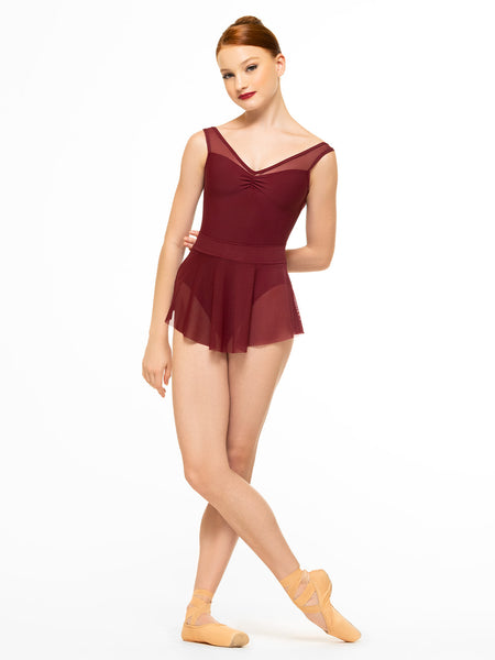 Hipster Skirt Wine Mesh RTW