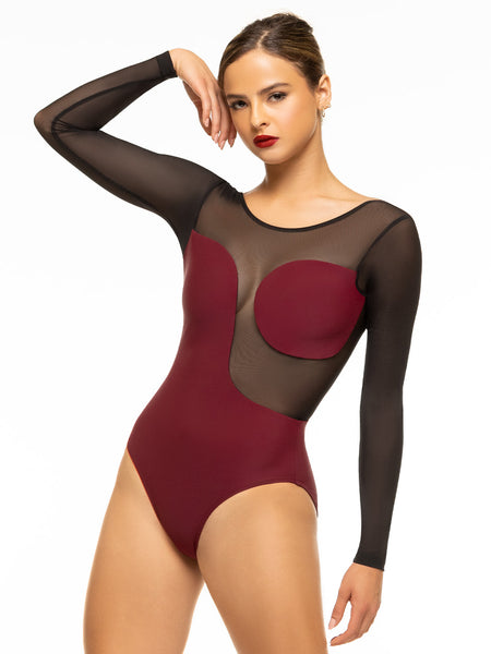 Luna Leotard Wine RTW