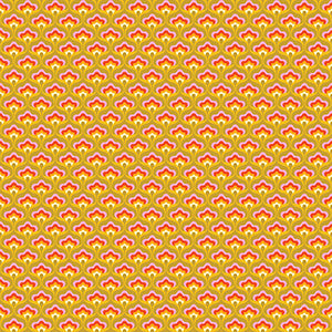Peace & Love Mustard Mesh