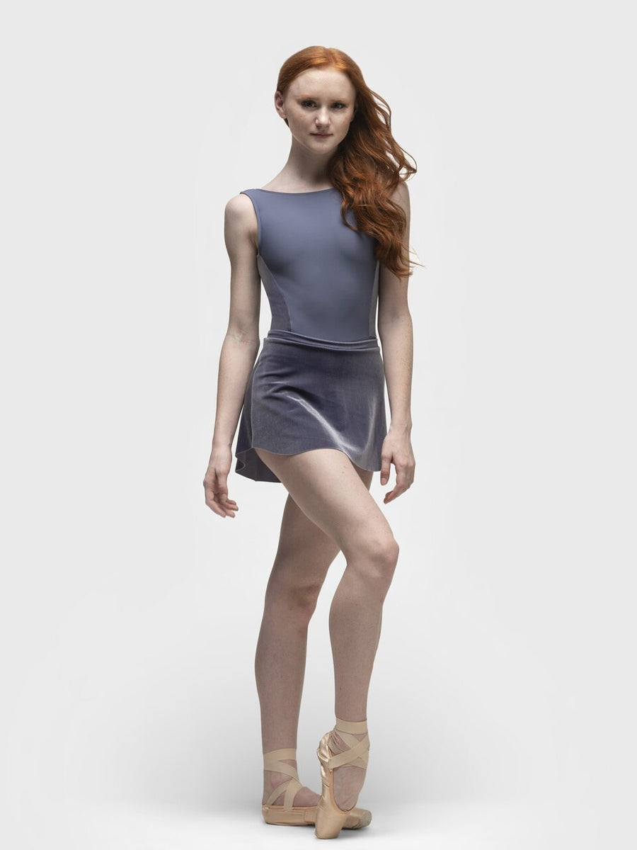Allison Mauve Velvet Leotard