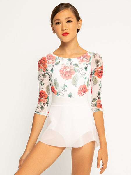 Tulip Skirt Kids White Mesh RTW