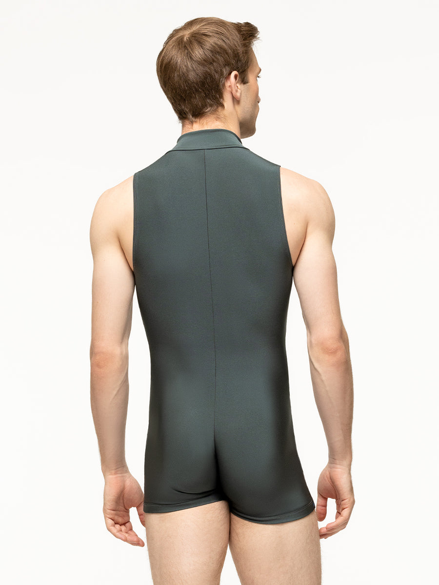 Cut Outs Boys Zip Up Biketard main image 1