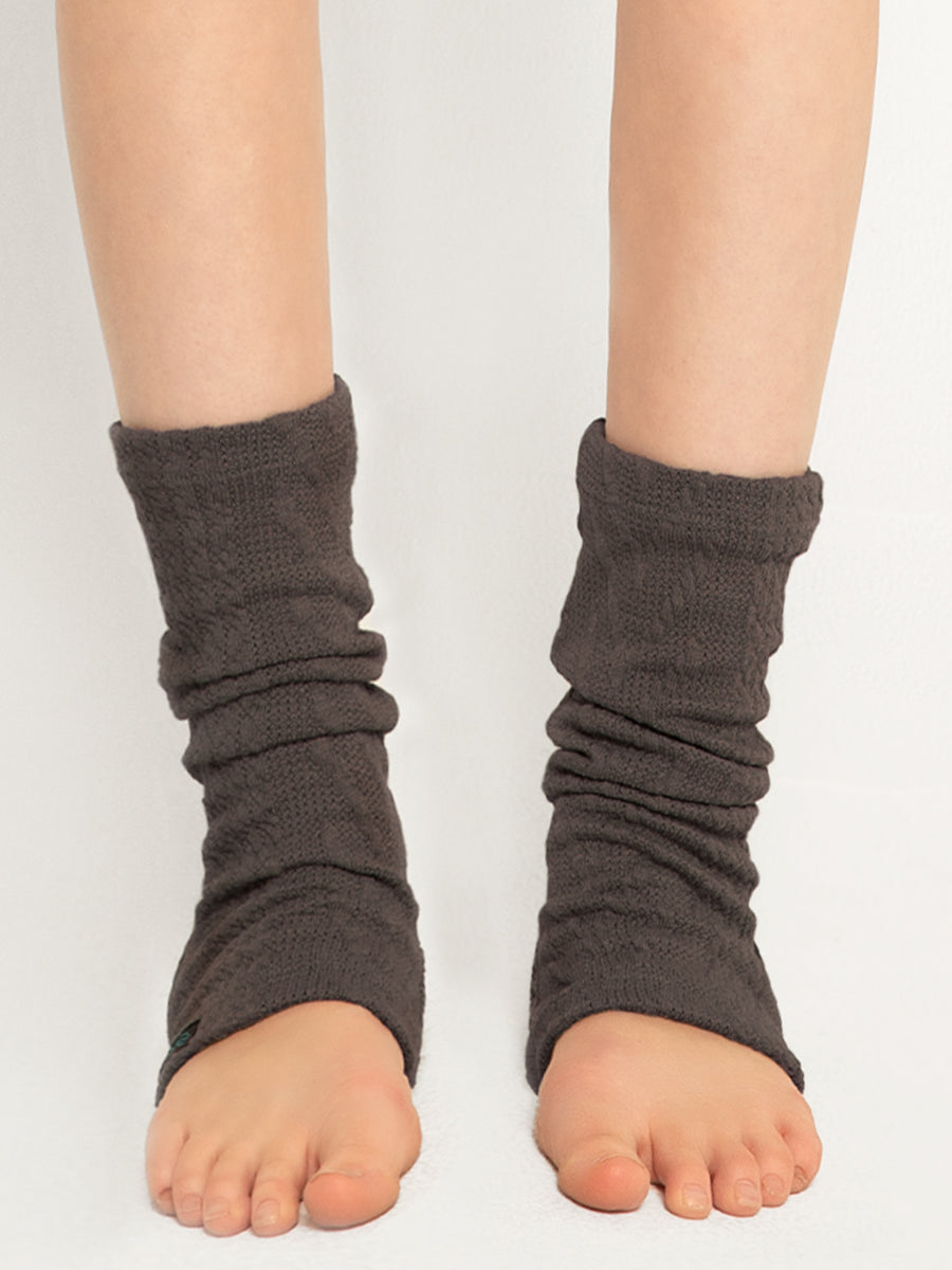 sutue] Wool Leg Warmers Long 60cm Ankle to Thigh Thermal Supporter Ribbed  Warm Knee Supporter Autumn Winter Ankle Warmers Cold Protection Men's  Women's Overknee Socks No Toes Above Knee Stockings Socks Warm