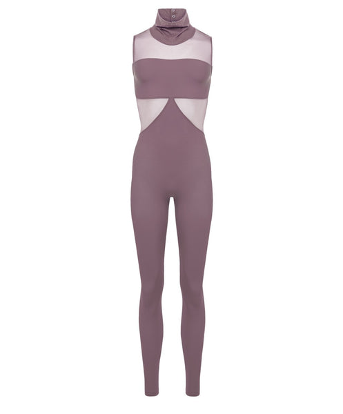 La Tricia Unitard with Collar