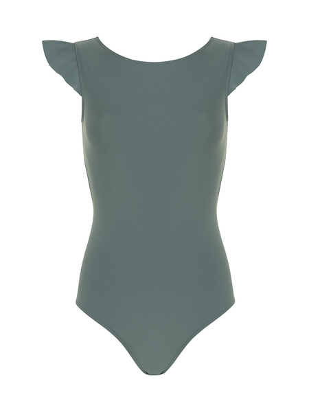 Melanie Kids Leotard with Ruffles