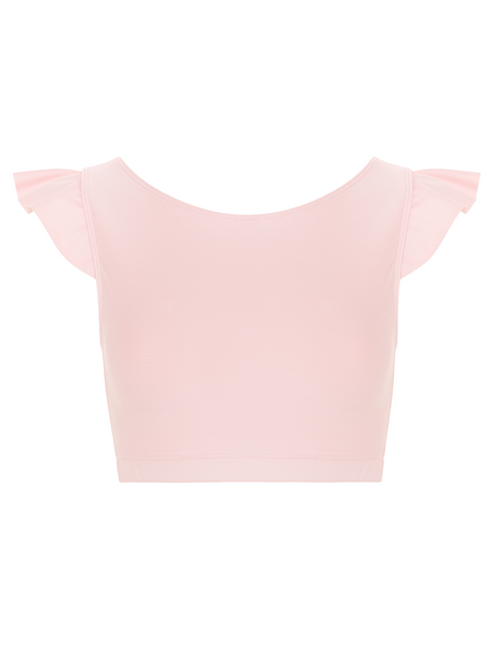 Nadine Crop Top with Ruffles