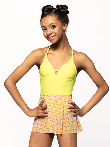 Flare Skirt Kids Peace & Love Pistachio Mesh RTW