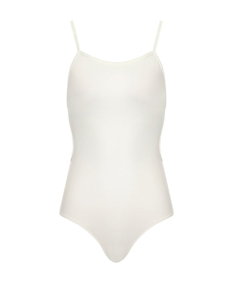  open-back style leotard  with multiple strap details