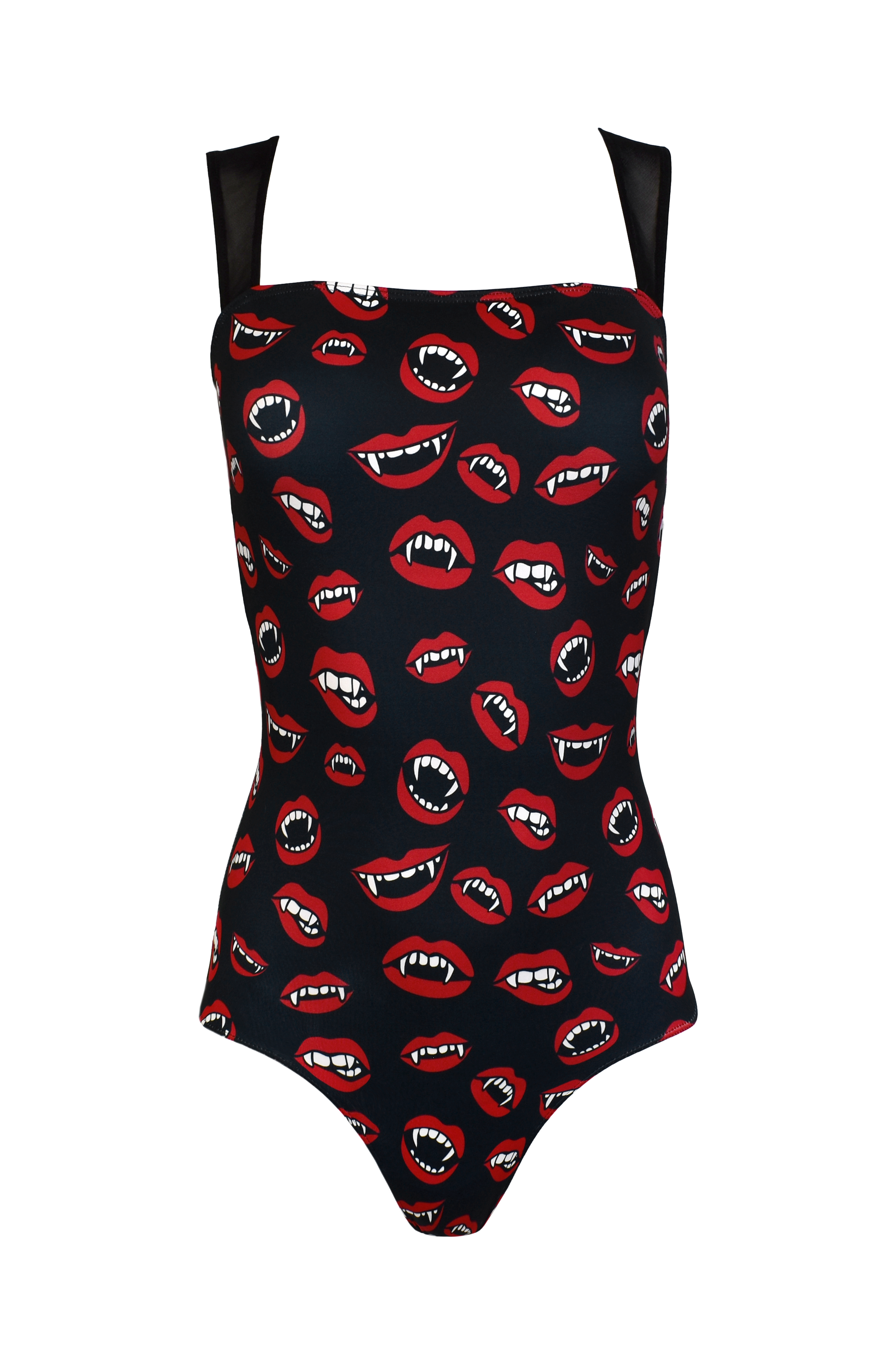 Ghost image of Riley black bitten leotard