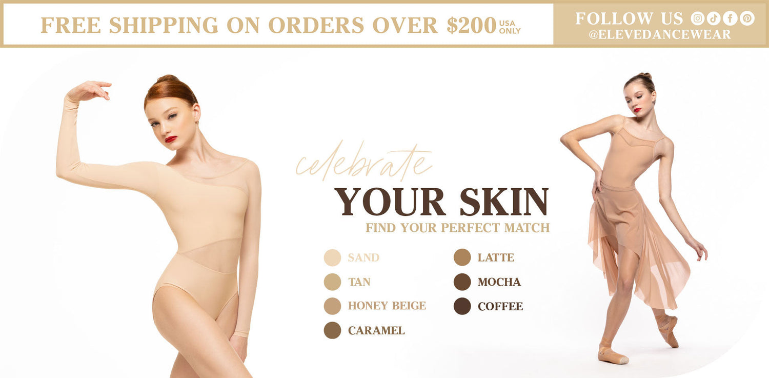 Eleve Dancewear Collection: Nudes Girls