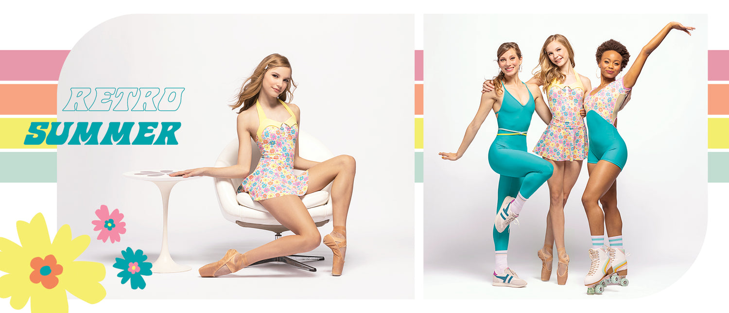 Eleve Dancewear Collection: Retro Summer
