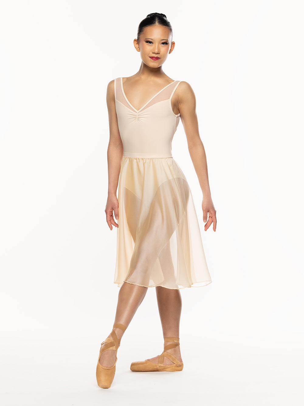 saya ballerina pure tiered skirt トリート Ballerina pure tiered skirt (white)