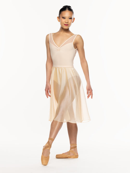 Chiffon Rehearsal Skirt Champagne RTW