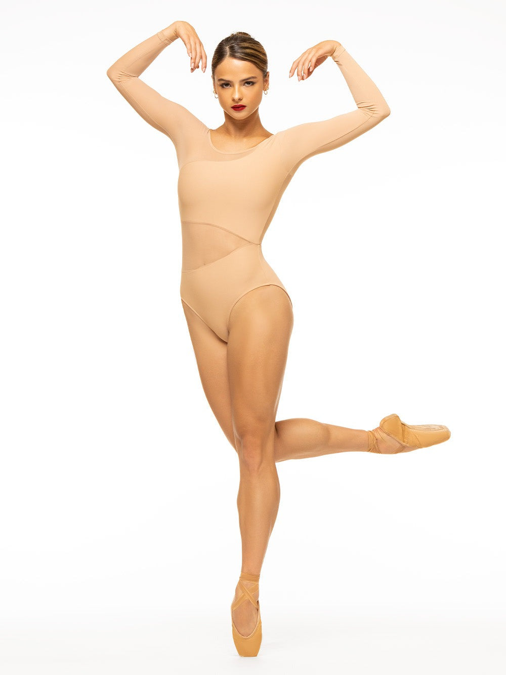 Amelie Honey Beige Leotard RTW | Elevé Dancewear