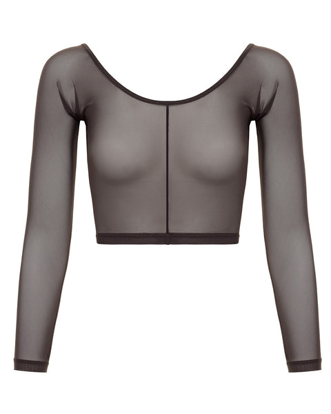 Back Seam Kids Crop Top