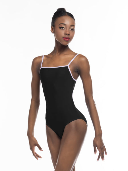 Candy Leotard Black Lavender Kids RTW