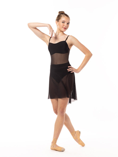 Back Tuck Skirt Black Mesh Kids RTW
