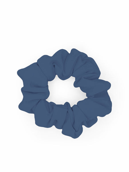 [School Name & Level] Scrunchie - Soft Blue Steel