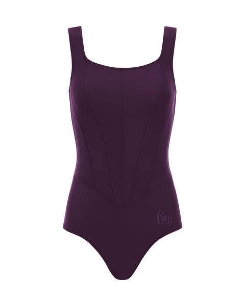 CVCB Company Senior Diana Leotard Eggplant