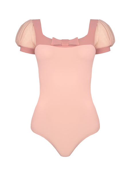 Cindy Kids Leotard with Puff Sleeve