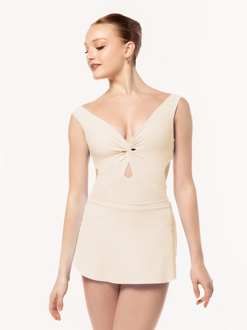 Ribbed Tulip Skirt Cream Kids RTW