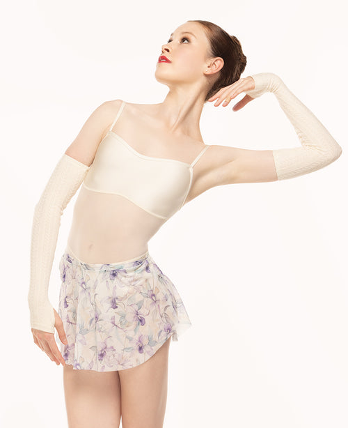 Arm Warmers Knit Cream Kids RTW