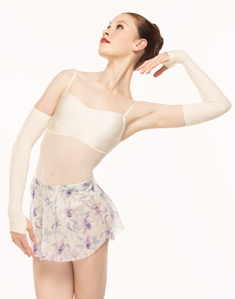 Arm Warmers Knit Cream Kids RTW