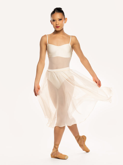 Chiffon Rehearsal Skirt Cream Kids RTW