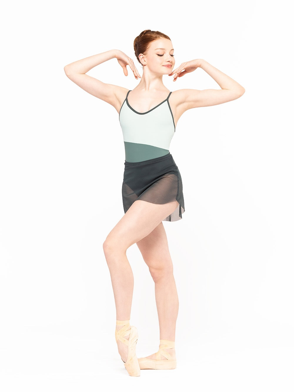 Elevé Dancewear | Tulip Skirt Dark Forest Mesh Kids RTW