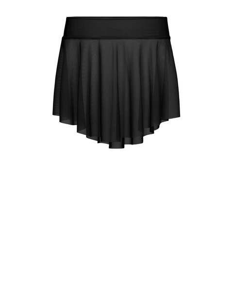 Luma Dance Ballet 3 Hipster Skirt Black Mesh