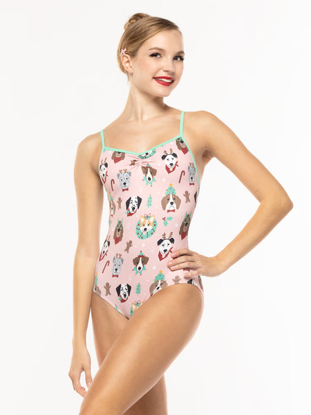 Sonia Leotard Holiday Dogs RTW