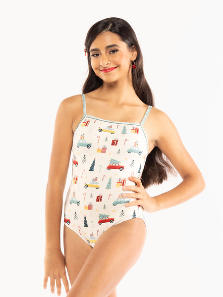 Candy Leotard Home for the Holidays Kids RTW