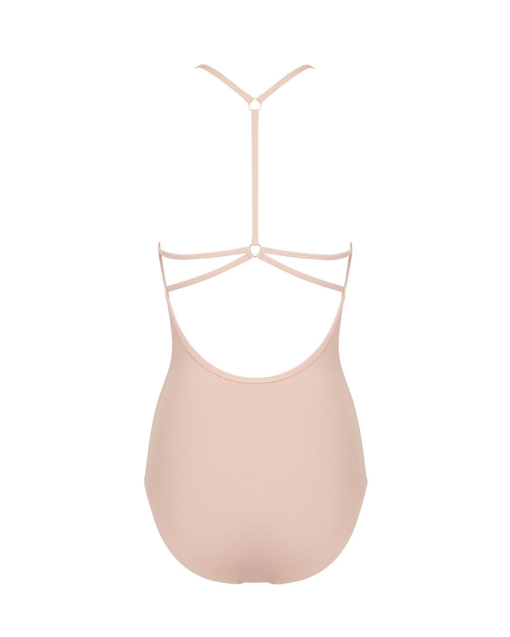 Back of Leotard with intricate back strap details