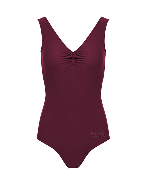 KCB Level 4 & 5 Sophia Leotard Tank Wine