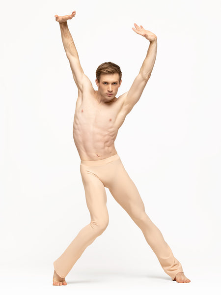 JEATHA Men's Spandex Full Body Tank Leotard Slim Fit Ballet Dance