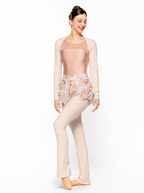 Thigh High Leg Warmers Knit Oatmeal RTW