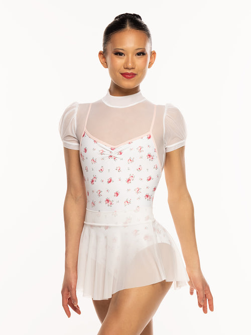 Evelyn Crop Top White Mesh RTW