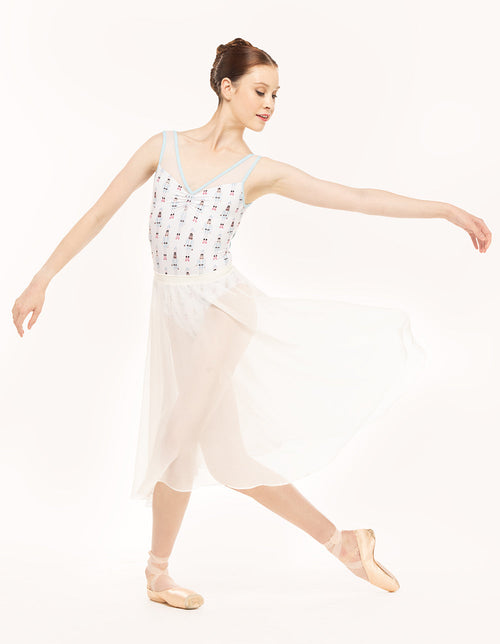 Chiffon Rehearsal Skirt Cream RTW