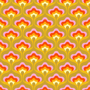  Peace & Love Mustard Mesh